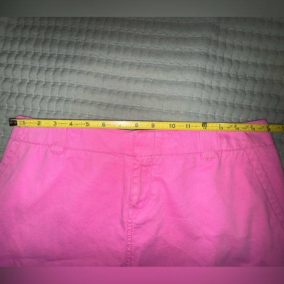 Vintage White Label Lilly Pulitzer Mini Skirt Pink Cotton shorts Size 8. GUC - Picture 4 of 9